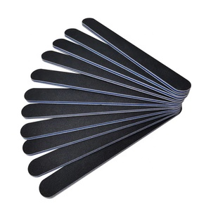 Manufacturer OEM Customized High Quality Zebra Nail File Black Emery Board Professional Nail Tool