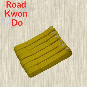 Cintura Taekwondo Colorata in Poliestere per Arti Marziali e Autodifesa, Cintura da Allenatore - Product Image 2