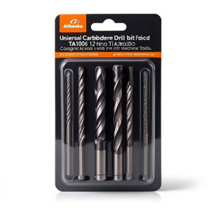Universal Carbide <b>Drill</b> Bit TA1006 12xD Nano TiAlN Coated With 4 <b>Guide</b> Pads For Machine Tools - Product Image 2