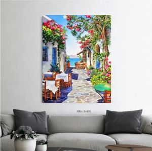 Pintura DE PAISAJE DE ARTE DE DIAMANTE 5D Por kits de números, pintura con diamantes pintura de taladro completo Hotel decoración del hogar pintura - Product Image 2