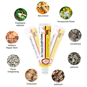 Crème analgésique rapide au venin d'abeille Wangtailin |   Pommade à base de plantes naturelles <span class=keywords><strong>pour</strong></span> les douleurs articulaires, musculaires, cervicales et dorsales, 20g - Product Image 3
