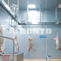 Ligne d'abattage mobile pour moutons, équipement de boucherie portable pour chèvres, pour utilisation en ferme, machines de traitement du mouton