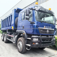 Nouveau camion à benne basculante lourd Sinotruk Howo Tx Euro 2 Diesel 6x4 Moteur Weichai Direction à gauche 380-430 CV 16M3