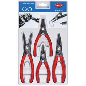 KNIPEX 00 20 03 SB Jeu de pinces à circlips de précision 4 pièces - Product Image 1