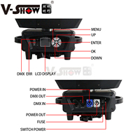 VSHOW Aura1915 MAC Aura con Abrazadera Plegable, Luz Móvil de Cabeza con Zoom LED RGBW de 19x15w