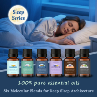 Soutien Naturel au Sommeil : Coffret d'Huiles Essentielles 100% Pures – Échantillon Gratuit – Aromathérapie Relaxante pour la Routine du Coucher – Mélanges Lavande et Camomille