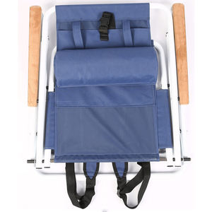 Custom Portable Backpack Chair Wholesale <b>Outdoor</b> Aluminum Folding Beach Chair Collapsible Adjustable Reclining Beach Chair - Product Image 5