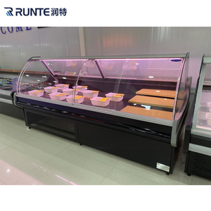 Siêu thị thương mại Deli hiển thị tủ lạnh góc tươi thịt và cá Showcase với LED ánh sáng butcher truy cập - Product Image 5