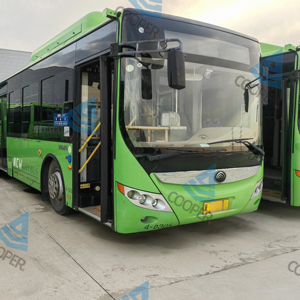Bus urbain hybride automatique à suspension pneumatique Yu-Tong LHD, prix ultra bas, d'occasion - CNG/diesel et électrique double carburant - Product Image 1