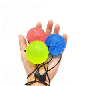 ORIFLOW Finger Exercise Fitness Squeeze Balls Egg Shape <strong>Black</strong> TPR Gym Hand Grip Strengthener <strong>Trainer</strong> - Product Image 2