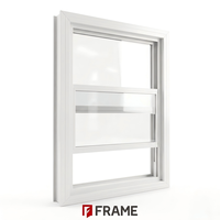 Ventanas de Aluminio de Doble/Simple Hoja con Rotura de Puente Térmico y Rejillas Decorativas de Color Personalizado para Casas de Campo, Villas y Hogares de Lujo - Suministro B2B