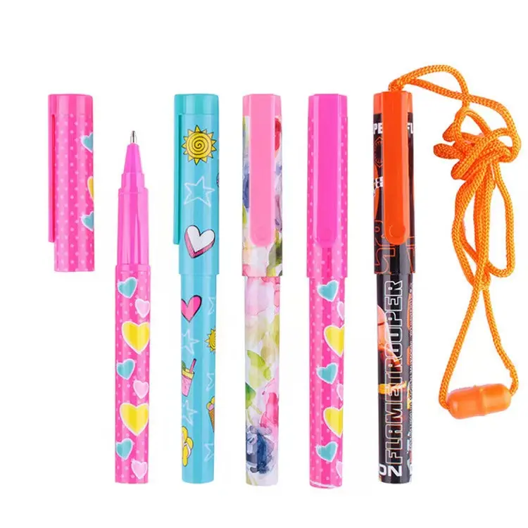 Пластиковая шариковая ручка с веревкой, рекламная ручка, подарочная ручка