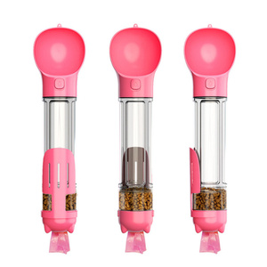 Toptan taşınabilir Pet gıda konteyner ile DispenserTravel su kasesi köpek su şişesi & Poop çanta tutucu köpek şeyler aksesuarları - Product Image 2
