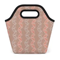 Tas Piknik Kain Oxford Bergaya, Dapat Digunakan Kembali, Desain Bunga Puakenikeni Hawaii yang Dapat Disesuaikan, Ramah Lingkungan