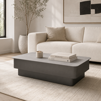 Table basse en pierre frittée de style italien moderne et minimaliste, ensemble de tables adaptées aux meubles d'hôtel et aux meubles de maison