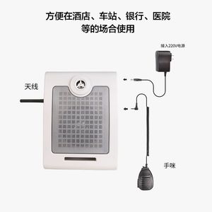 Enceinte colonne sans fil étanche avec fonction talkie-walkie et sortie audio mono pour atelier, école, cuisine - Product Image 4
