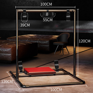BANSEY Cadre de bondage autoportant avec coussin rembourré pour genoux, support de retenue, Fesselstuhl, produits BDSM - Product Image 3