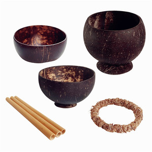 Vietnamese Natural Coconut Bowl Lacquer Product Made From Shell Luxury Hot Selling Eco-Friendly Round 100% Wholesales Bowls