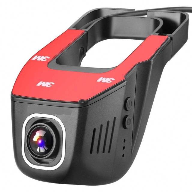 1080P Full HD WiFi Dash Cam Wide Angle Car DVR Camera with Night Vision and Loop Recording