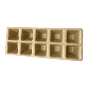 Dapat terurai bahan bubur biji gambut baki pot tanaman nampan untuk bibit 10 sel biji mulai Kit pembibitan baki bubur kertas - Product Image 4