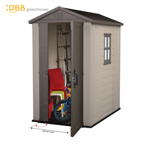 Factory Price 3 In D Plastic Tool Shed Model Garden Outdoor Tool Shed Plastic House Storage