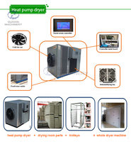 Hoge Efficiëntie Warmtepomp Droger Voedsel Dehydrator Korrels Droogmachine Sorghum Droogkamer