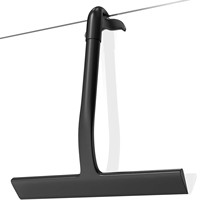 Raclette en silicone – Indispensable pour le nettoyage des vitres, grattoir pour salle de bain et fenêtres avec lame de nettoyage pour usage domestique et commercial