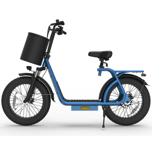 Scooter Eléctrico X20 Azul de 20 Pulgadas, Bicicleta de Reparto de Alimentos de Largo Alcance, Plegable, de Alta Velocidad, X20 - Product Image 1