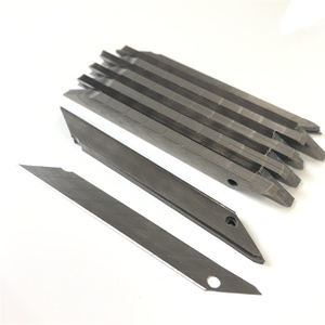Set di 10 Lame in Acciaio 3cr13 ad Alta Precisione, Personalizzabili OEM, con Tre Fori per Macchina Taglia Cinghie in Gomma, per Coltelli Bowie - Product Image 3