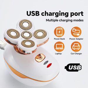 Depiladora Portátil Recargable por USB para Mujer, Cinco Cuchillas de Acero Inoxidable, Resistente al Agua, Recortadora de Bikini para Vello Corporal, Uso Doméstico y en Hoteles - Product Image 4