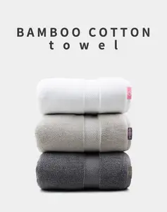 Wholesale TOP quality bath towels Woven with a blend of High Quality viscose from Bamboo & Cotton for bath