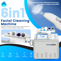 Hydrodermabrasion 6 en 1, Hydro Jet Peel, Réduction des pores, Microdermabrasion à l'oxygène, Injection d'eau sans aiguille, Hydra Oxygène, Water Glow