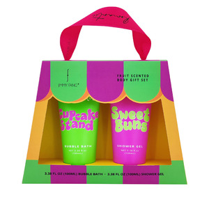 Set de Regalo Corporal Perfumado con Aroma a Cupcakes y Bollos Dulces, con Baño de Burbujas de 100ml y Gel de Ducha de 100ml - Product Image 1