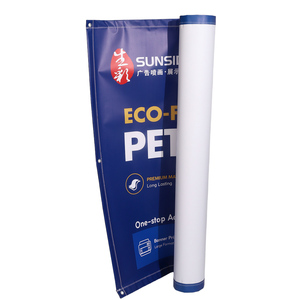 Bannière publicitaire personnalisée en PET écologique, résistante aux déchirures et aux plis, service d'impression, toile de fond pour événements, publicité extérieure et intérieure - Product Image 5