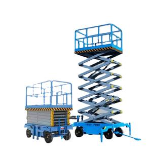 थोक आउटडोर इनडोर मिनी व्हील लिफ्टिंग प्लेटफॉर्म इलेक्ट्रिक ट्रैक किया गया मोबाइल कैंची लिफ्ट को मोटा या असमान जमीन के लिए - Product Image 1