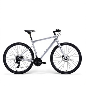Vélo de route en aluminium SpiritX UHD avec axe traversant, guidon droit, freins à disque hydrauliques, tout-terrain, 24 vitesses, cadre en aluminium R100, durable - Product Image 4