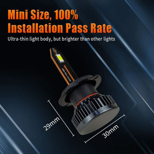 Car Led Headlight Waterproof <b>White</b> 6500k H4 Mini Sized Headlight <b>Bulbs</b> Spotlight Car Led Headlight <b>Bulbs</b> for Truck - Product Image 5