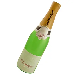 180cm ענק מתנפח תצוגת שמפניה בקבוק חידוש מסיבת חתונת קישוט פלסטיק גדול בקבוק פרסום פרסום