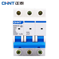 Disjoncteur miniature Chint NXB-63 MCB 3P 63A AC 230V 400V Protection contre les surintensités et les courts-circuits