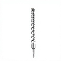 Foret de perçage à percussion SDS Plus à queue carrée, à 4 rainures, en carbure YG8C pour perçage de métaux DCF-25500 110mm