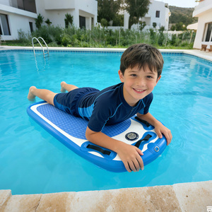 <span class=keywords><strong>Bodyboard</strong></span> gonflable épais pour le surf sur la plage, 43 pouces, léger, avec poignées et laisse de poignet, durable et pliable. - Product Image 1