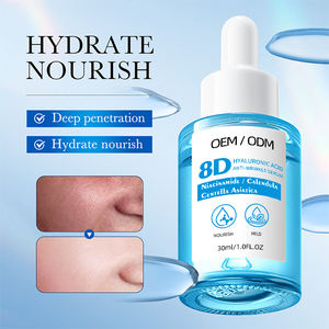 Suero Antiarrugas con Ácido Hialurónico 8D, Centella Asiática y Caléndula para Arrugas, Resequedad y Piel Dañada, Suero Facial OEM/ODM - Product Image 3