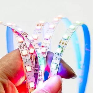 6 mét PCB 12V S hình dạng LED Strip địa chỉ RGB ma thuật màu uốn cong SMD 3535 <span class=keywords><strong>pixel</strong></span> Thông Minh Kỹ thuật số zigzag LED Strip ánh sáng cho dấu hiệu - Product Image 1