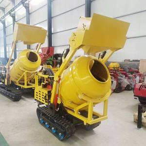 เครื่องผสมคอนกรีตแบบเคลื่อนที่ได้ ยี่ห้อ Manufacturer Crawler ขนาด 0.2 ลบ.ม. ใช้เครื่องยนต์เบนซิน/ดีเซล รถผสมปูนขนาดเล็ก สำหรับขาย - Product Image 4