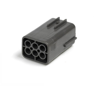 Conectores Automotrices de 6 Pines, Conector Eléctrico para Automóvil, Gris, PBT, IP20, Terminal Macho y Hembra - Product Image 4