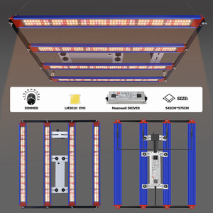 YXO Đèn LED Trồng Cây Có Thể Điều Chỉnh Được Toàn Bộ Quang Phổ UV IR T 3x3ft 320 Watt LM301H + 660nm - Product Image 4