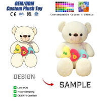 Ours en peluche personnalisé, grand ours en peluche, animal en peluche personnalisable, ours en peluche, cadeaux de mariage et de fêtes, vente en gros OEM ODM