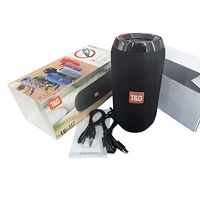 2026 TG117 Enceinte compacte sans fil étanche en tissu maillé pour son puissant et basses profondes, idéale pour le home cinéma, la plage, le camping et l'audio extérieur
