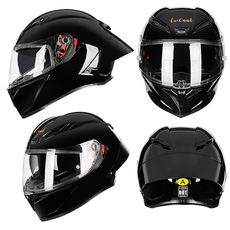 glossy black