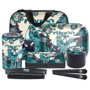 Hot 6 cái hút thuốc thiết lập với PU túi đóng gói Manuel thuốc lá Máy cán khay máy xay tùy chỉnh hút <span class=keywords><strong>Kit</strong></span> - Product Image 5